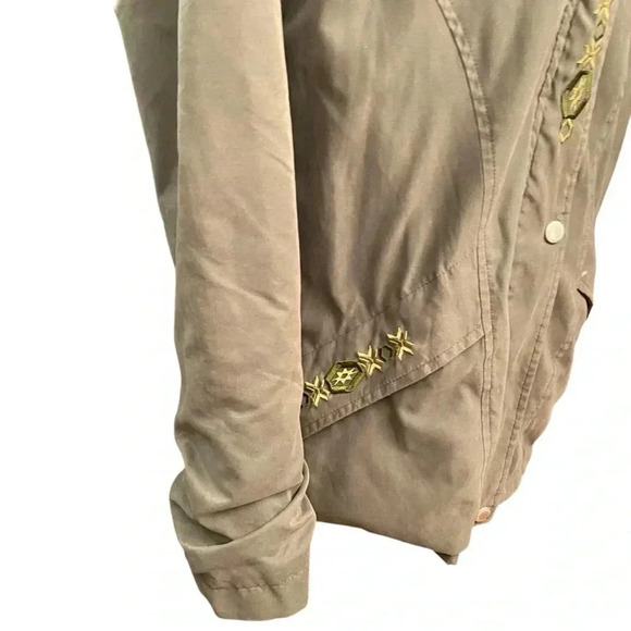 Vintage Northern Sun Canada Olive Green Lined Jacket Coat Size L Fall Winter - Picture 7 of 15